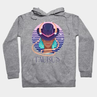 Taurus Zodiac Sign | Circle Beautiful Girl Hoodie